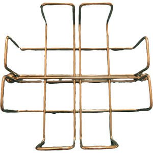 Silver High-Arch Wire Metal Napkin Holder Dining Accessory Decor Aesthetic